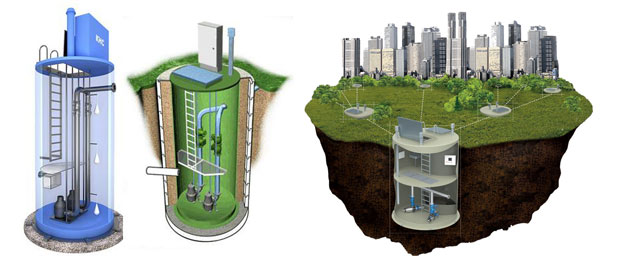 Канализационные насосные станции из стеклопластика